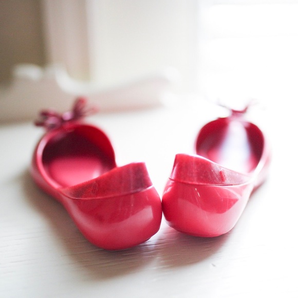 Pink flats *Melissa